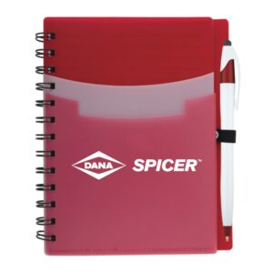 Tri-Pocket Notebook and Pen