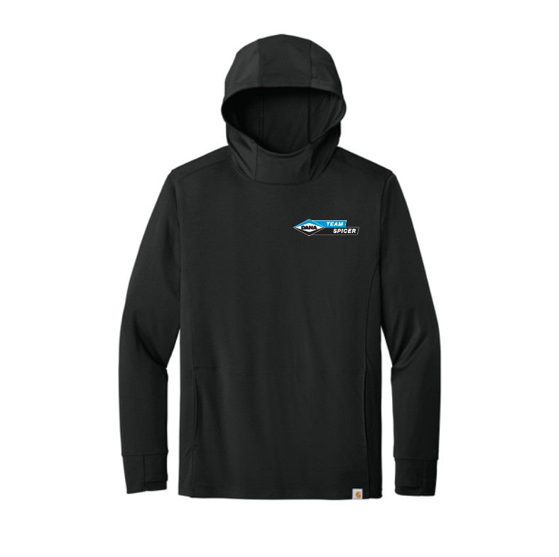 Carhartt Hooded Tshirt-Team Spicer logo